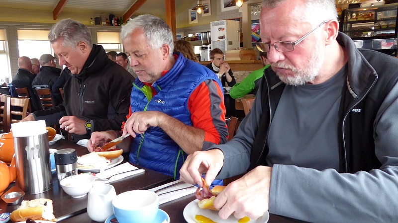 Second breakfast in Broadford. Photo by Ed Bramley
